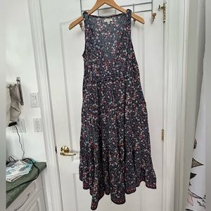Women’s 1X  floral Max Studio midi dress